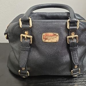 Black Leather Handbag